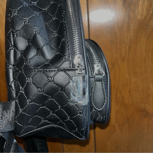 Steve Madden Black Textured Backpack - Picture 5 of 9